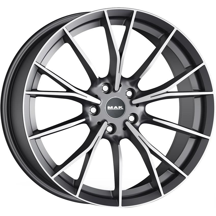 MAK Fabrik-D Gun Met-Mirror Face 9,5x19 5x120 ET46 CB72,6 60° 815 kg F9590FBQM46I6BX rehvid – osta PRVShop.ee