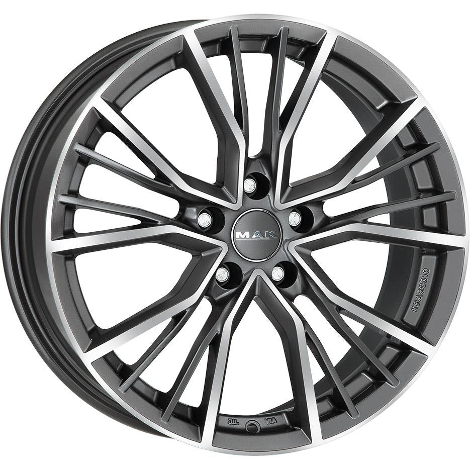 MAK Union Gun Met-Mirror Face 9,5x21 5x112 ET25 CB66,6 R14 950 kg F9521UNQM25WS1X rehvid – osta PRVShop.ee
