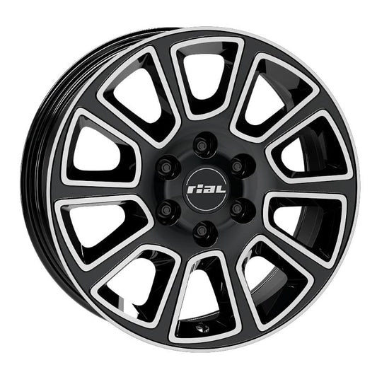 Rial Transporter 2 diamond-black frontpolished 7,5x18 6x130 ET47 CB84,1 R14 1250 kg TP2-75847M93-1 rehvid – osta PRVShop.ee