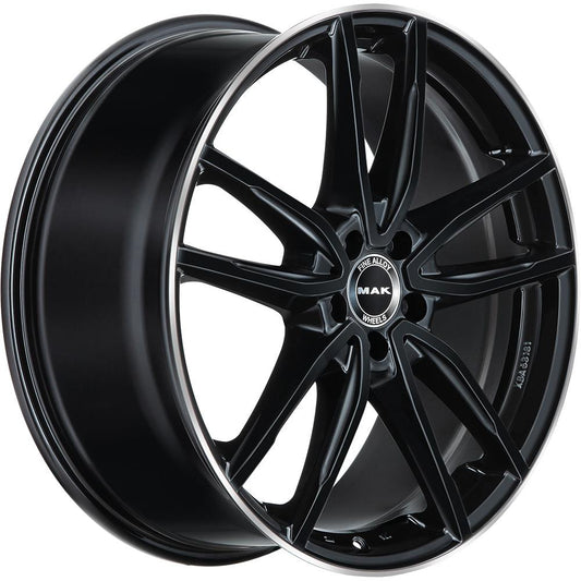 MAK Evo Gloss Black Mirror Ring 8x18 5x112 ET48 CB66,6 R14 800 kg F8080EVGL48WS4X rehvid – osta PRVShop.ee