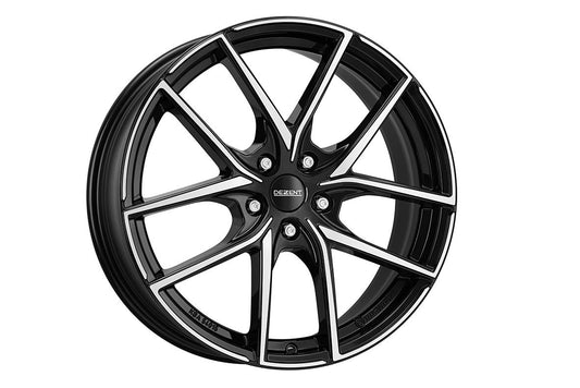 Dezent TO dark Black/polished 7,5x18 5x114.3 ET55 CB67,1 60° 705 kg TTOF0BP55E rehvid – osta PRVShop.ee