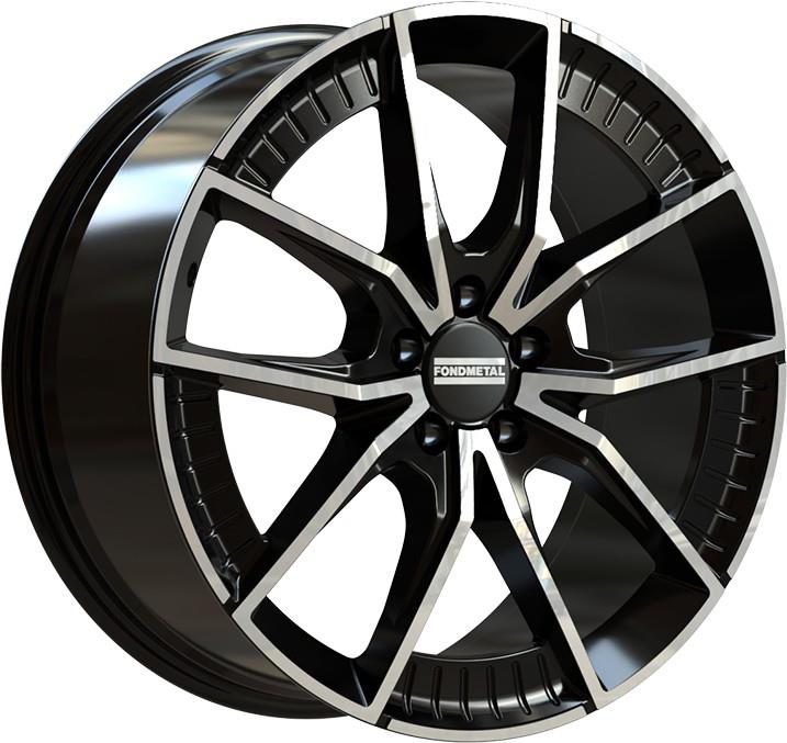 Fondmetal Elatha Glossy Black Machined 8x18 5x112 ET45 CB66,5 R13 800 kg RF19103 rehvid – osta PRVShop.ee