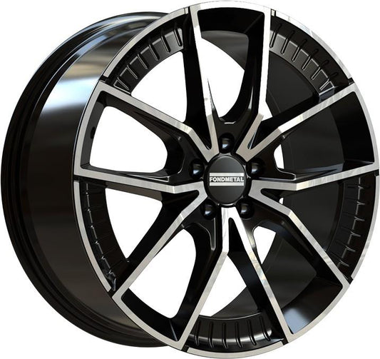 Fondmetal Elatha Glossy Black Machined 8x18 5x112 ET45 CB66,5 R13 800 kg RF19103 rehvid – osta PRVShop.ee