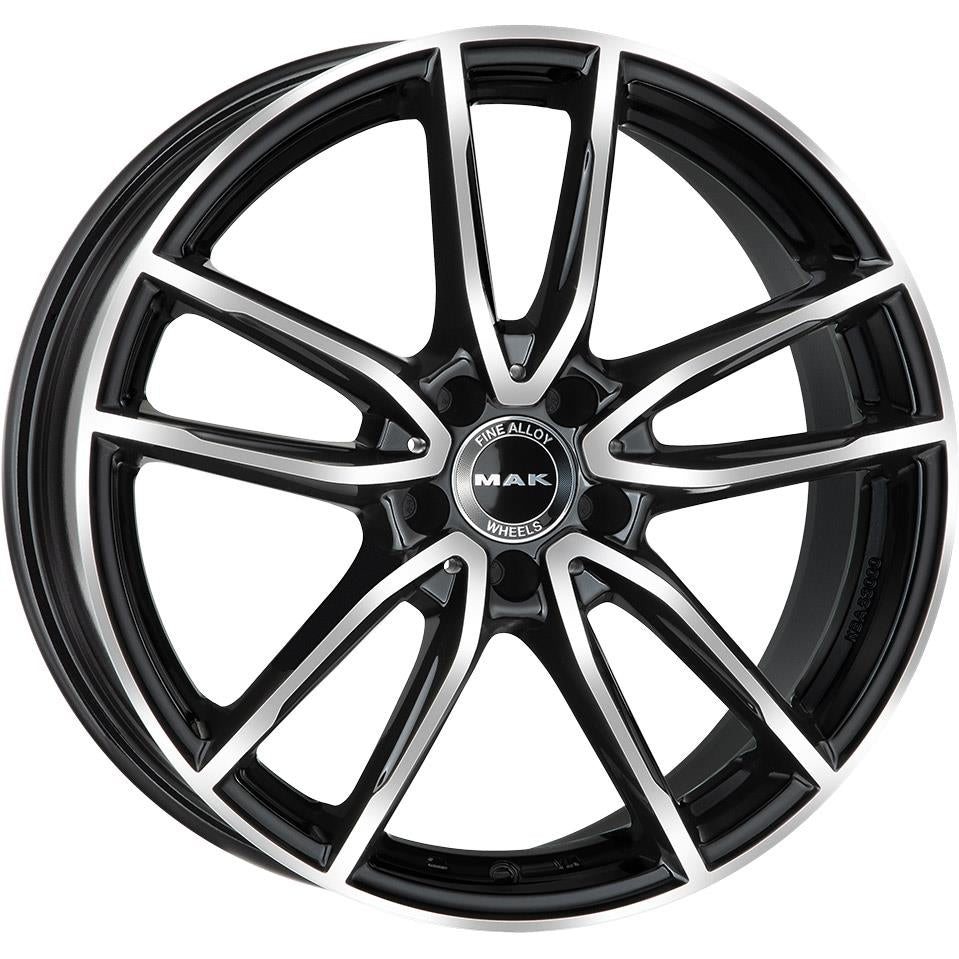 MAK Evo-D Black Mirror 9,5x20 5x112 ET40 CB66,6 (Long Bolt) R14 1020 kg F9520EPBM40WS2Y rehvid – osta PRVShop.ee
