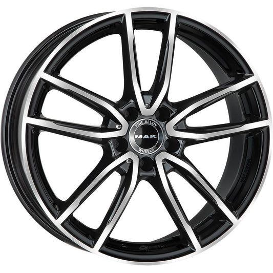 MAK Evo-D Black Mirror 9,5x20 5x112 ET40 CB66,6 (Long Bolt) R14 1020 kg F9520EPBM40WS2Y rehvid – osta PRVShop.ee