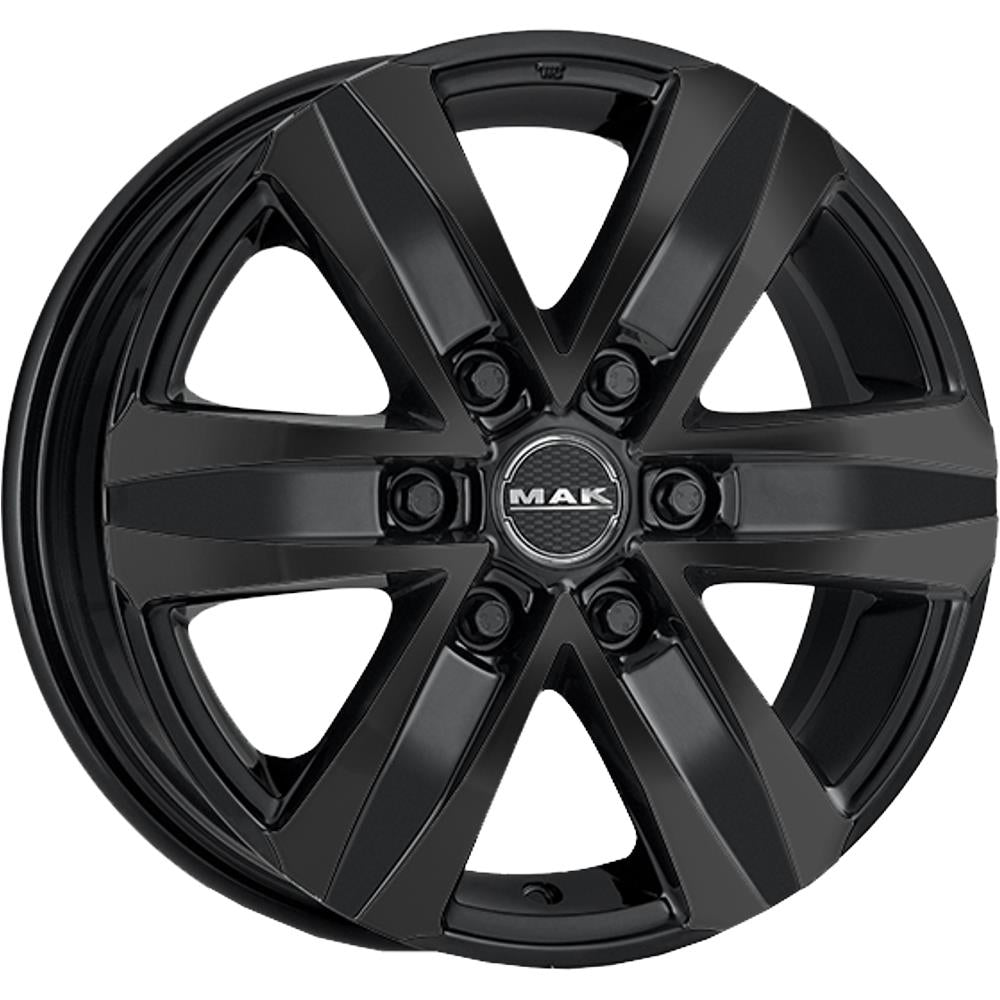 MAK Stone 6 Gloss Black 8x18 6x139.7 ET50 CB95,1 60° 1215 kg F80806TGB50VJ4-LC250 rehvid – osta PRVShop.ee
