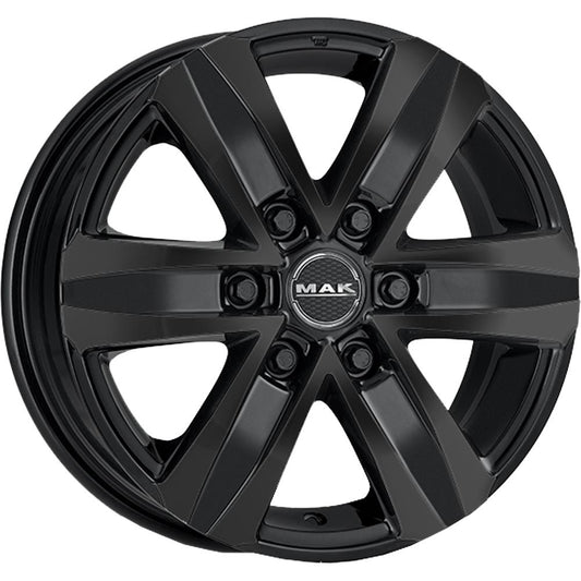 MAK Stone 6 Gloss Black 8x18 6x139.7 ET50 CB95,1 60° 1215 kg F80806TGB50VJ4-LC250 rehvid – osta PRVShop.ee