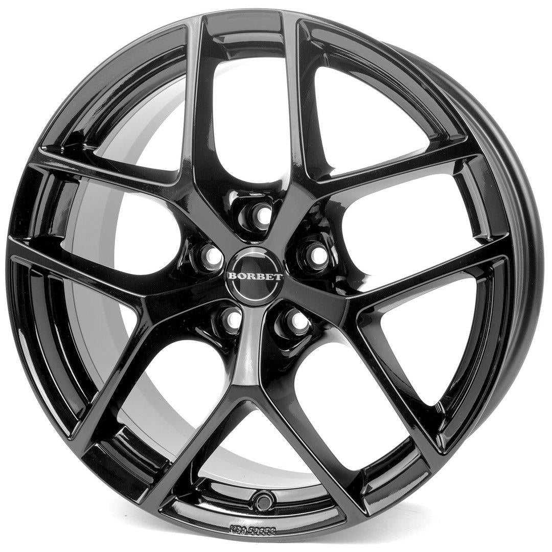 Borbet Y black glossy 7x17 5x100 ET40 CB57,1 R13 650 kg 497324 rehvid – osta PRVShop.ee