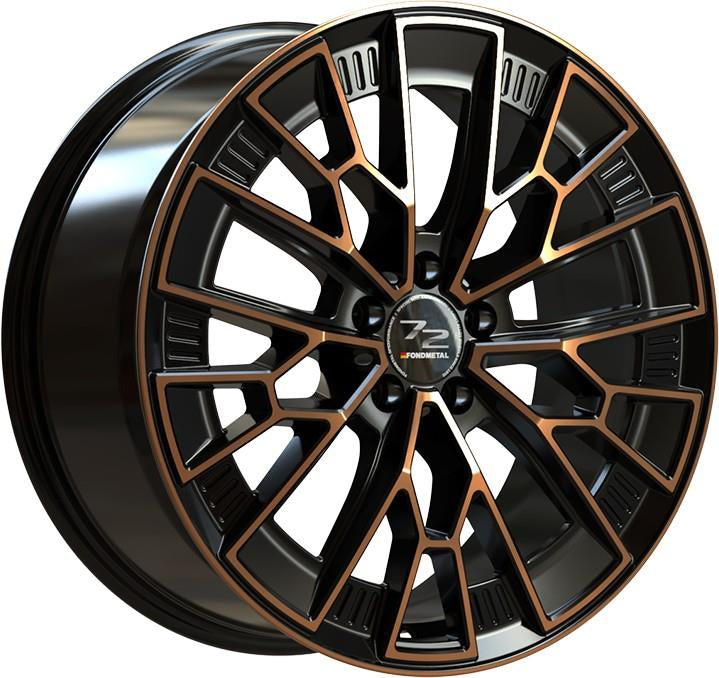 Fondmetal 1972 Black Clearcoat Matt Bronze Machined 10,5x20 5x112 ET57 CB66,5 60° 860 kg RF19160 rehvid – osta PRVShop.ee