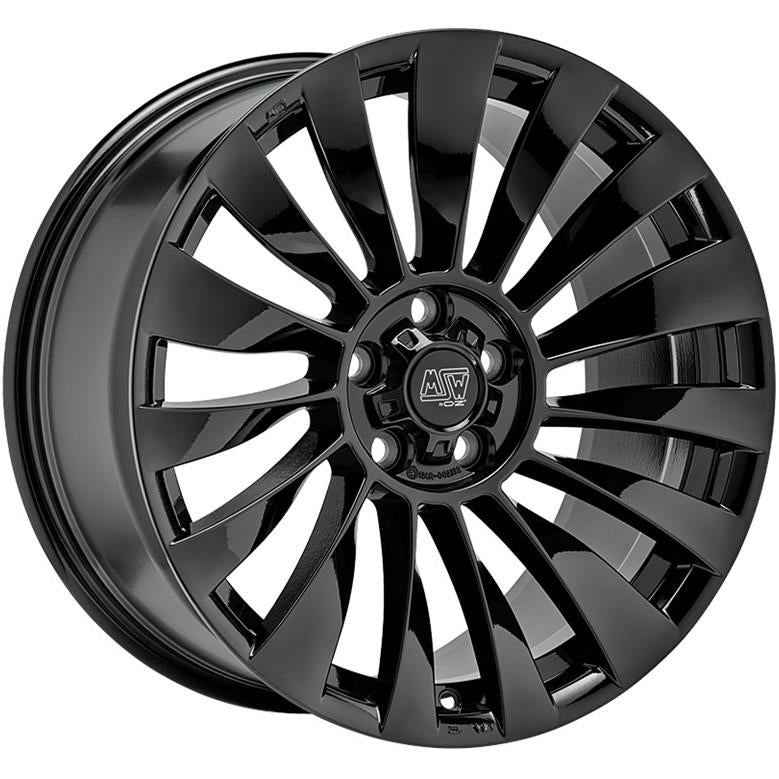 MSW 37T Gloss Black 9,5x20 5x114.3 ET45 CB64,1 60° 850 kg W19445001TC5 rehvid – osta PRVShop.ee