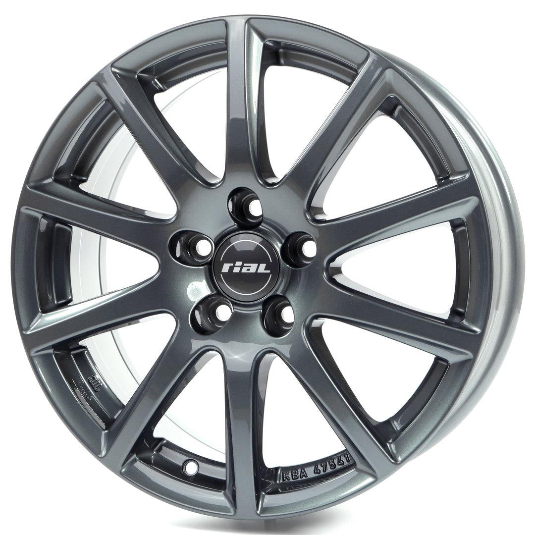Rial Milano titanium 6x15 5x100 ET38 CB57,1 R13 580 kg MI60538V72-5 rehvid – osta PRVShop.ee