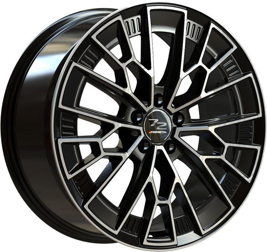 Fondmetal 1972 Glossy Black Machined 9x21 5x112 ET26 CB66,5 60° 1050 kg RF19177 rehvid – osta PRVShop.ee