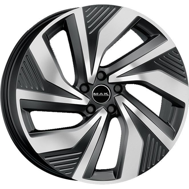 MAK Electra Black Mirror 8x20 5x114.3 ET45 CB76,0 60° 800 kg F8020EEBM45F3 rehvid – osta PRVShop.ee