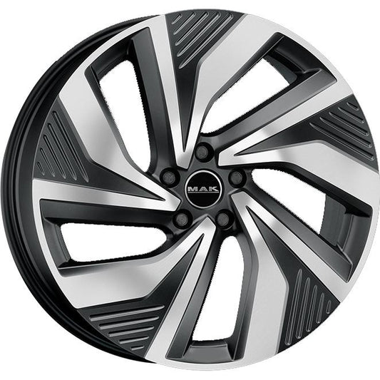 MAK Electra Black Mirror 8x20 5x114.3 ET45 CB76,0 60° 800 kg F8020EEBM45F3 rehvid – osta PRVShop.ee