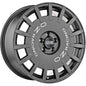 OZ Racing Rally Racing Dark Graphite Silver Lettering 7x17 5x108 ET45 CB75,0 60° 650 kg W01A50252T9 rehvid – osta PRVShop.ee