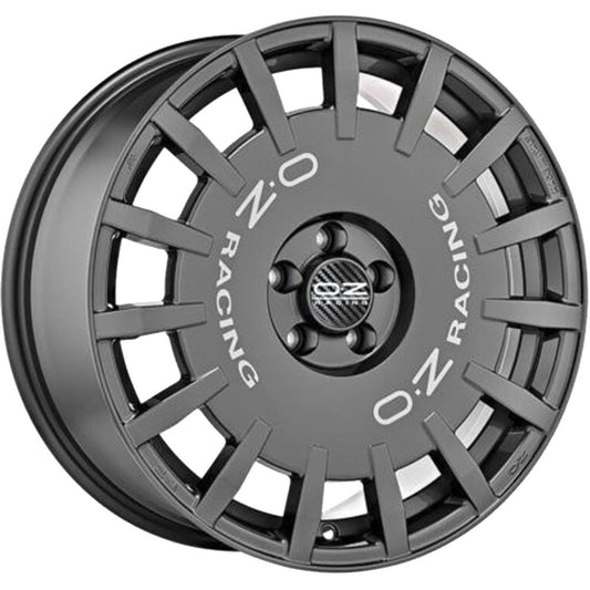 OZ Racing Rally Racing Dark Graphite Silver Lettering 7x17 5x114.3 ET45 CB75,0 60° 650 kg W01A50256T9 rehvid – osta PRVShop.ee