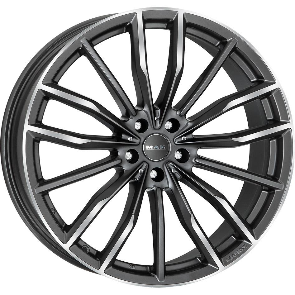MAK Rapp-D Gun Met-Mirror Face 10,5x20 5x112 ET40 CB66,6 60° 1050 kg F0520RYQM40WS2X rehvid – osta PRVShop.ee