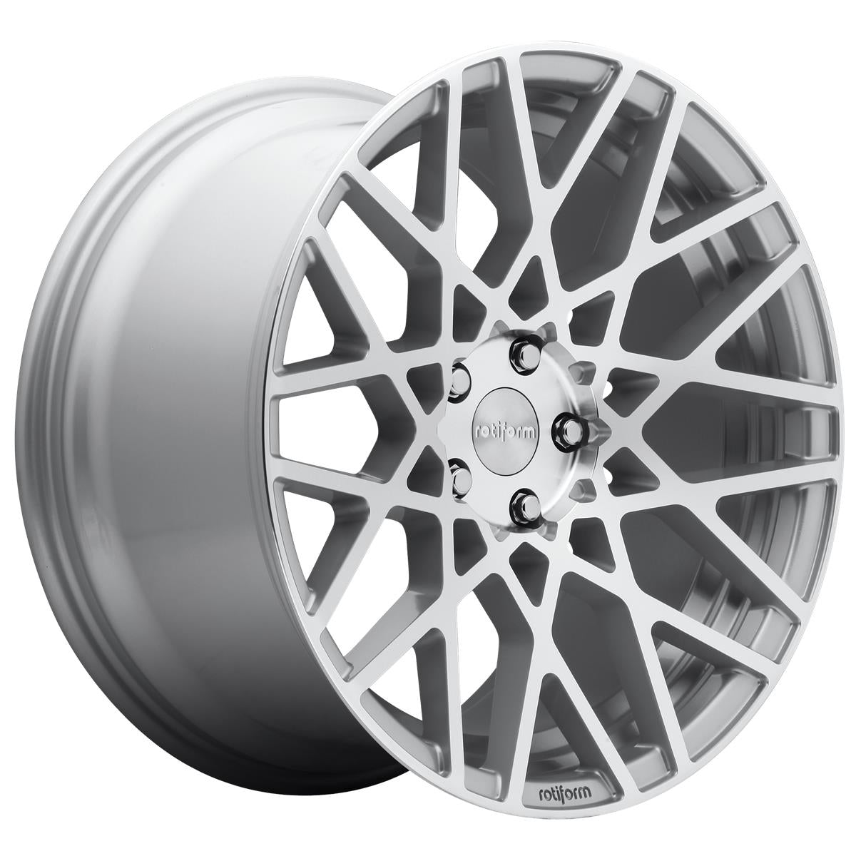 Rotiform R110 Blq Gloss Silver Machined 8,5x18 5x112 ET45 CB66,6 60° 725 kg R1101885F8+45 rehvid – osta PRVShop.ee