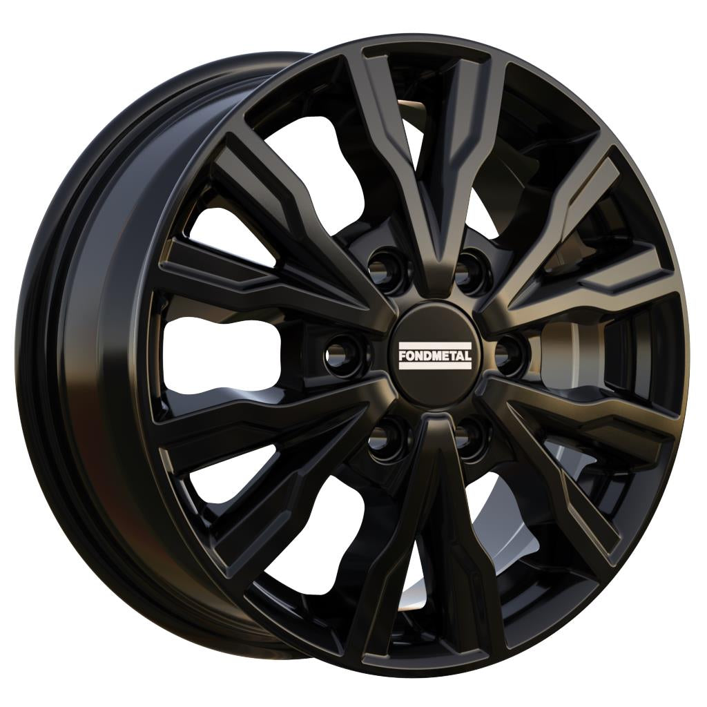 Fondmetal PRO2 Glossy Black 7x17 6x120 ET48 CB74,5 60° 1250 kg RF19903 rehvid – osta PRVShop.ee
