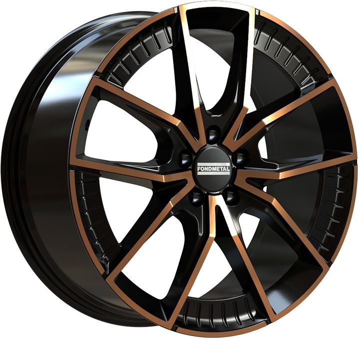 Fondmetal Elatha Black Clearcoat Matt Bronze Machined 8x18 5x112 ET45 CB66,5 R13 800 kg RF19222 rehvid – osta PRVShop.ee