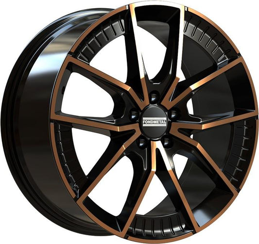 Fondmetal Elatha Black Clearcoat Matt Bronze Machined 8x18 5x112 ET45 CB66,5 R13 800 kg RF19222 rehvid – osta PRVShop.ee
