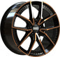 Fondmetal Elatha Black Clearcoat Matt Bronze Machined 8x18 5x112 ET45 CB66,5 R13 800 kg RF19222 rehvid – osta PRVShop.ee