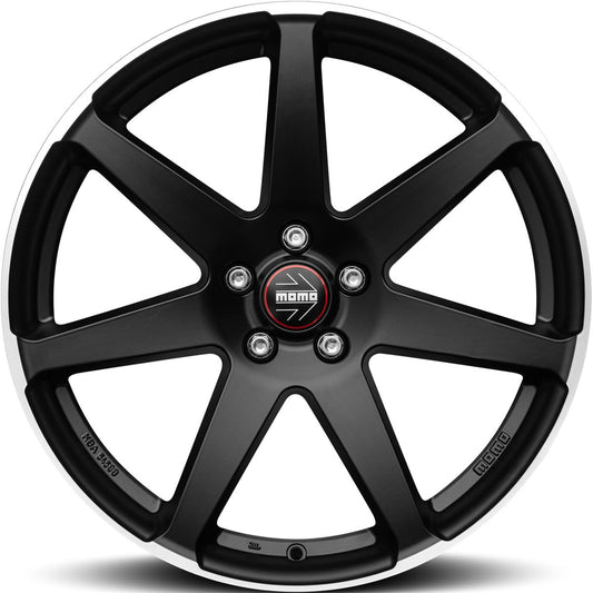 Momo Seven Matt Black polished 8,5x19 5x112 ET42 CB72,3 60° WSVE85942512E rehvid – osta PRVShop.ee