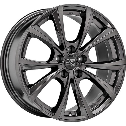 MSW 27T Gloss Dark Grey 9,5x20 5x114.3 ET45 CB64,1 60° 850 kg W19400001TRC rehvid – osta PRVShop.ee