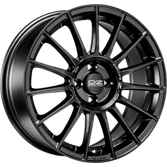OZ Racing Superturismo LM Matt Black Silver Lettering 8x18 5x112 ET48 CB75,0 R12 690 kg W0185420679 rehvid – osta PRVShop.ee