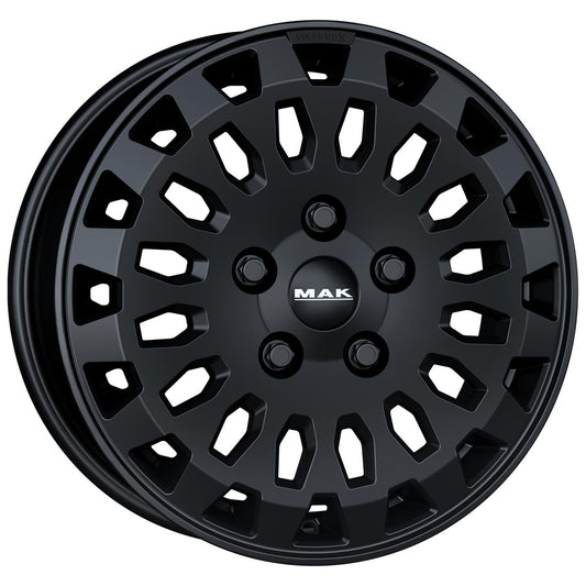 MAK Overland Matt Black 6,5x16 5x108 ET46 CB65,1 Flat 1350 kg F6560RVMB46GG3X
