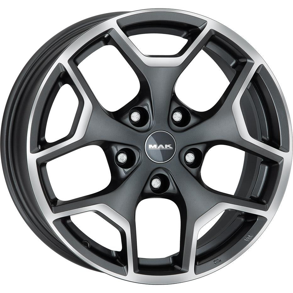 MAK Liberty Gun Met-Mirror Face 7,5x18 5x127 ET44 CB71,6 60° 740 kg F7580LBQM44C3YX rehvid – osta PRVShop.ee