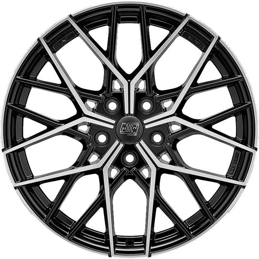MSW 74 Gloss Black Full Polished 8,5x20 5x114.3 ET45 CB73,1 60° 950 kg W19363506T56 rehvid – osta PRVShop.ee