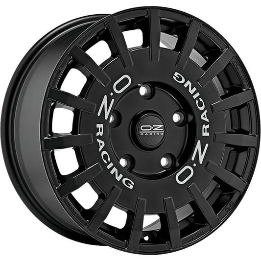 OZ Racing Rally Racing Van Matt Black Silver Lettering 7,5x18 5x160 ET48 CB65,1 60° 1200 kg W01A59001R9 rehvid – osta PRVShop.ee