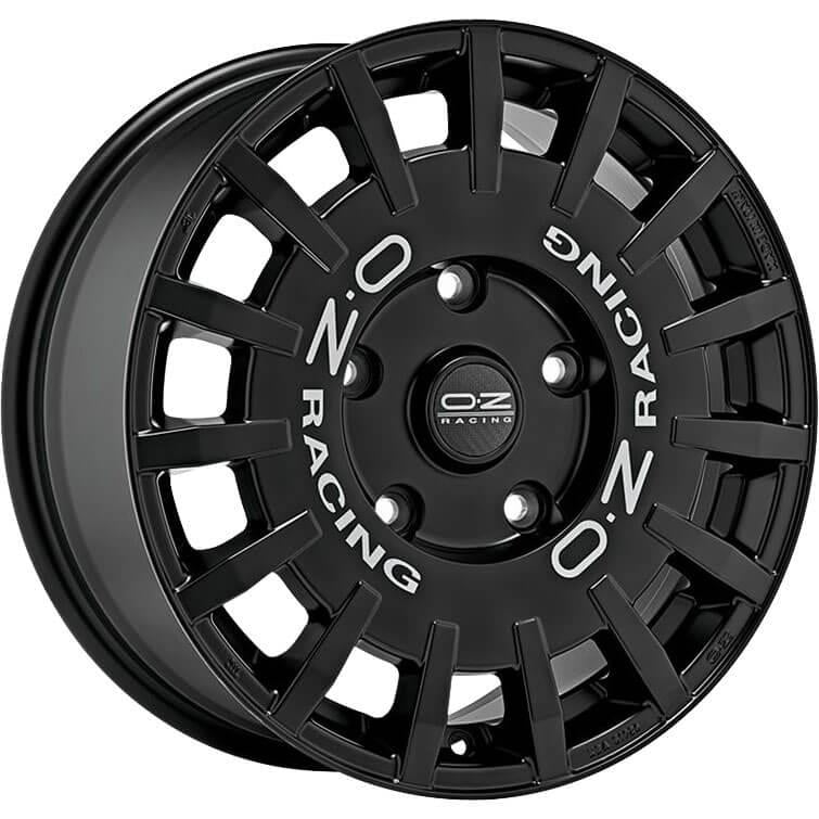 OZ Racing Rally Racing Van Matt Black Silver Lettering 8x18 5x120 ET45 CB65,1 R14 875 kg W01A12002R9 rehvid – osta PRVShop.ee