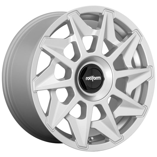 Rotiform R124 Cvt Gloss Silver 8,5x20 5x112 ET45 CB72,6 (PCD2: 5x120) 60° 725 kg R1242085F4+45 rehvid – osta PRVShop.ee