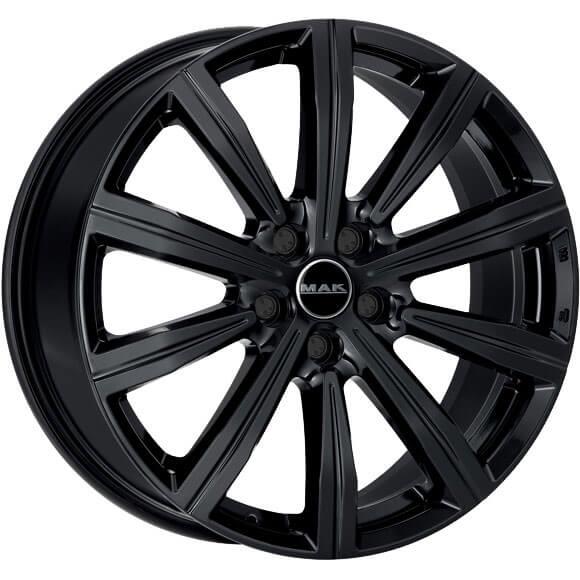 MAK Birmingham Gloss Black 8,5x20 5x120 ET40 CB72,6 60° 1000 kg F8520IRGB40IRX rehvid – osta PRVShop.ee