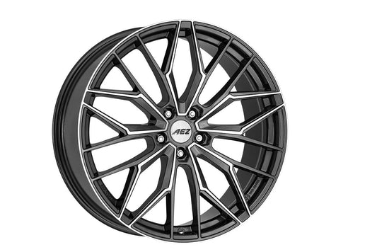 AEZ Porto dark Gunmetal/polished 8,5x21 5x112 ET38 CB70,1 60° 805 kg APR1L8FP38 rehvid – osta PRVShop.ee