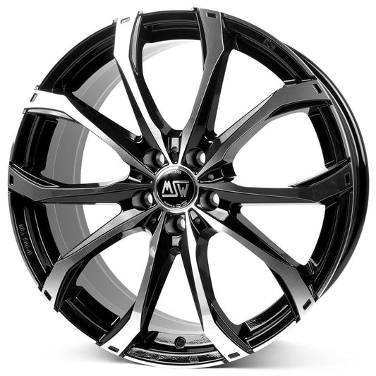 MSW 48 Gloss Black Full Polished 7,5x17 5x108 ET45 CB73,1 60° 760 kg W19373500T56 rehvid – osta PRVShop.ee