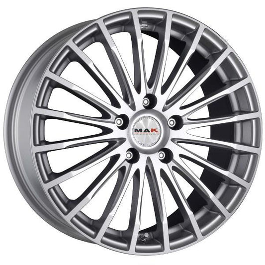 MAK Fatale Silver 8,5x19 5x114.3 ET35 CB76,0 60° 780 kg F8590FASI35F rehvid – osta PRVShop.ee