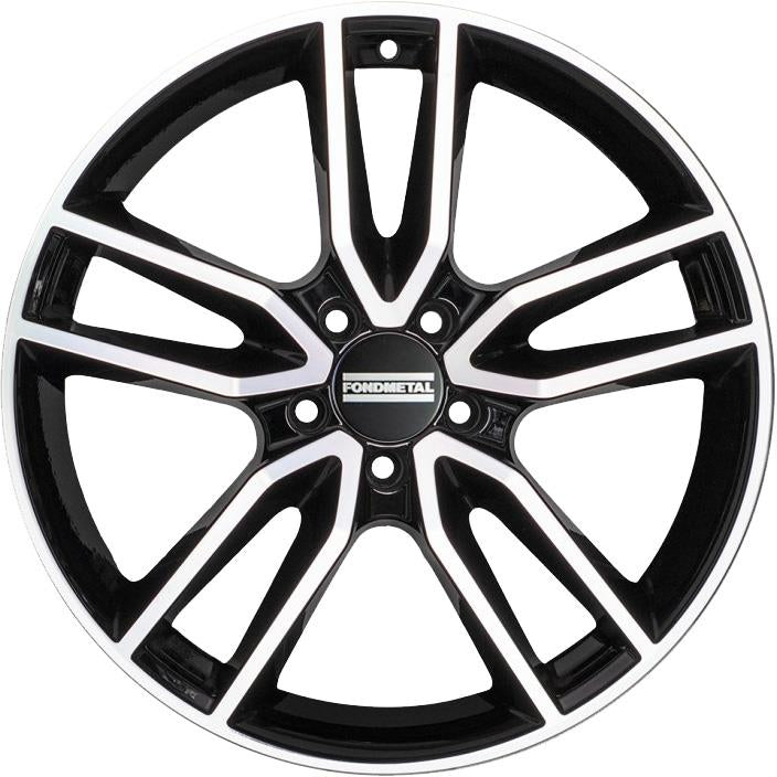 Fondmetal Koros Glossy Black Machined 9x19 5x112 ET44 CB66,6 FMI06-9019445112-NA2 rehvid – osta PRVShop.ee