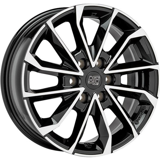 MSW 42 Van Gloss Black Full Polished 6,5x17 6x130 ET54 CB84,1 R14 1250 kg W19468002T56 rehvid – osta PRVShop.ee