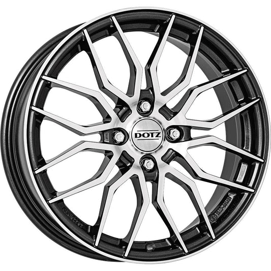 Dotz LimeRock dark Gunmetal/polished 7x17 4x108 ET25 CB65,1 60° 540 kg OLRY3FP25E rehvid – osta PRVShop.ee